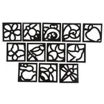 Fensterbilder – Quadrate mit Motiven - 350024 a 12