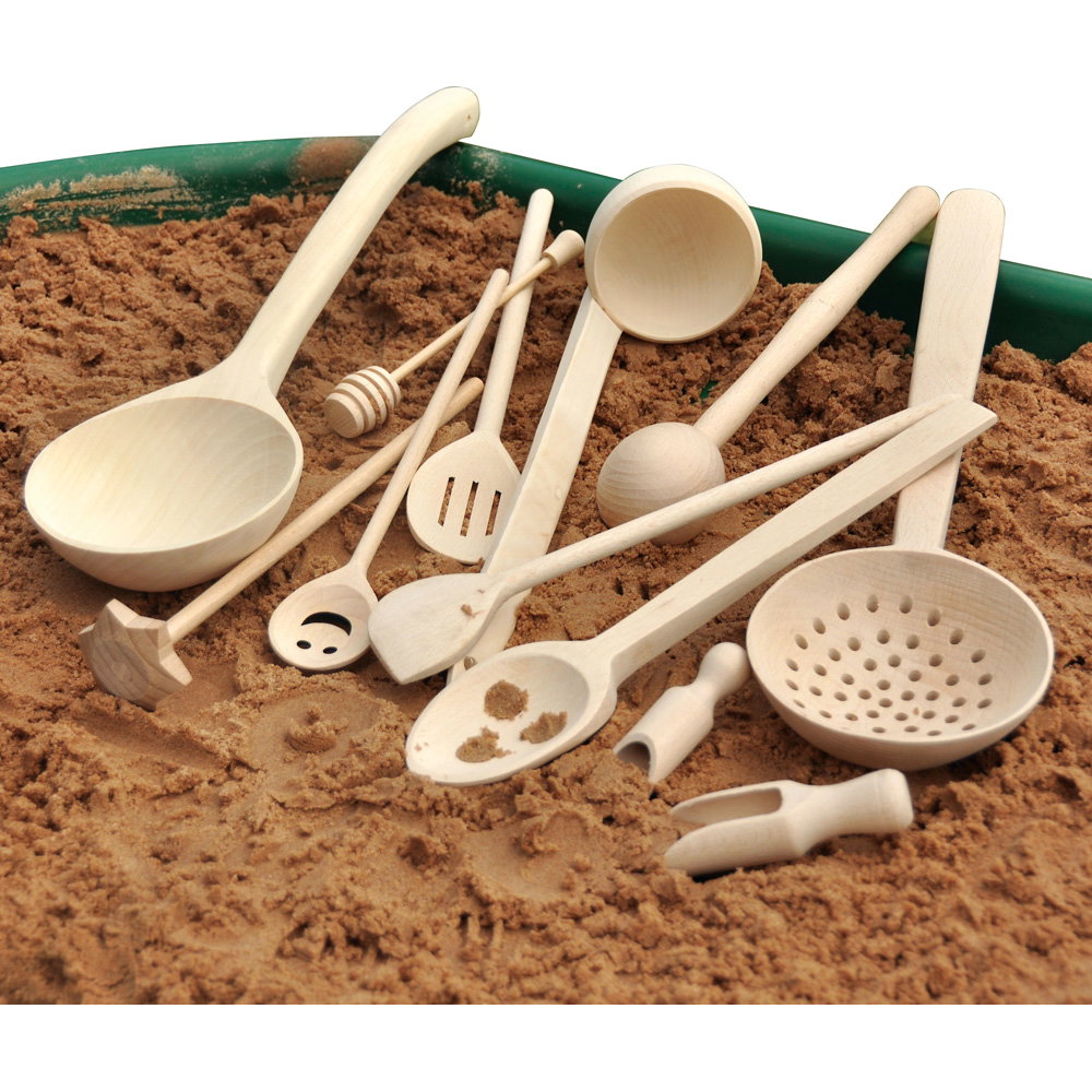 Sandspielzeug, Kochlöffel, 12-teilig