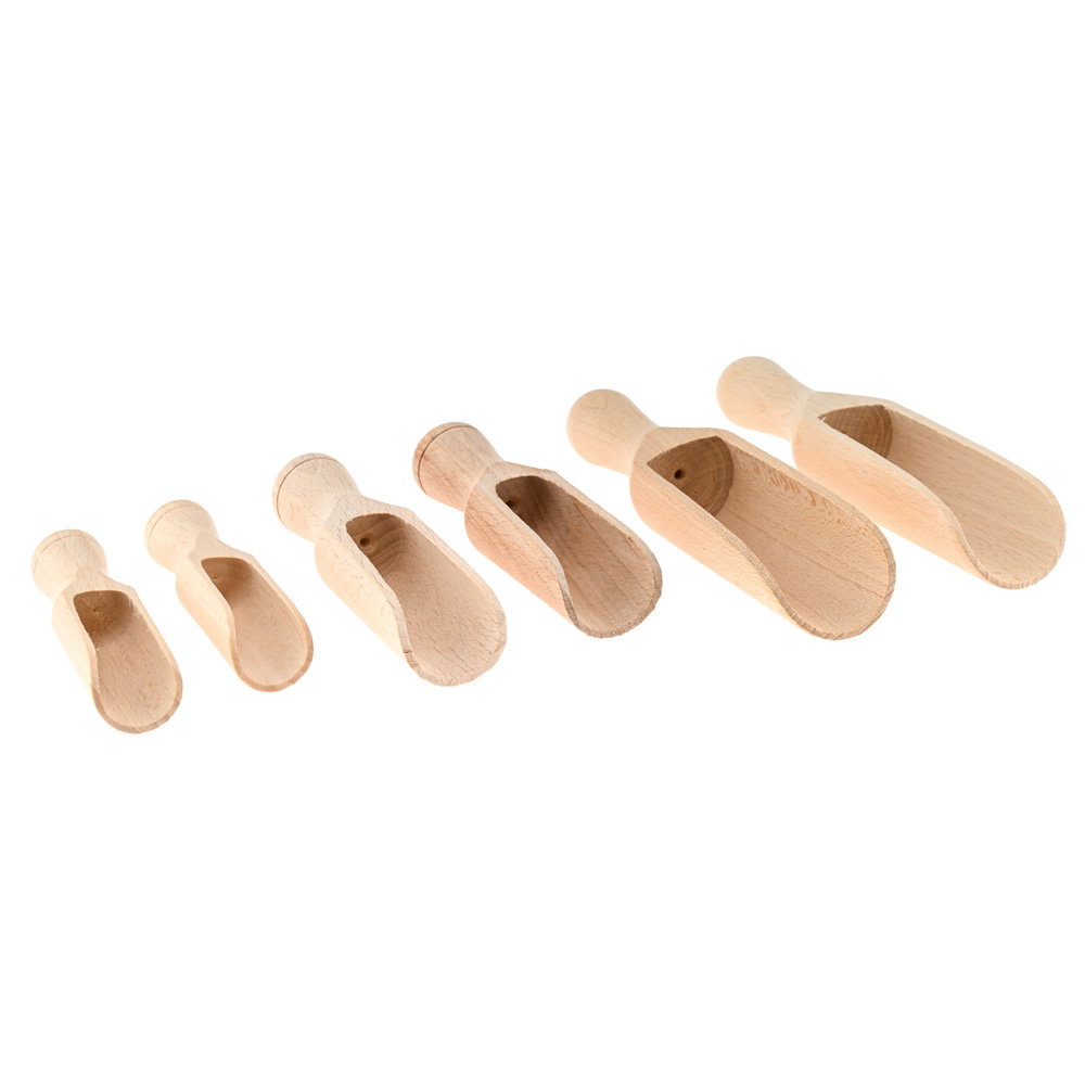 Holzschaufeln, 6er-Set