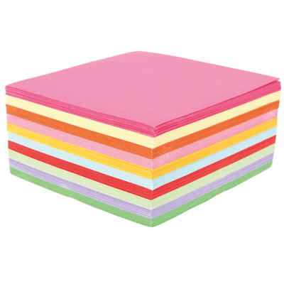 Origami Faltblätter, Quadrate 100 – viele Farben, 70 g/m²