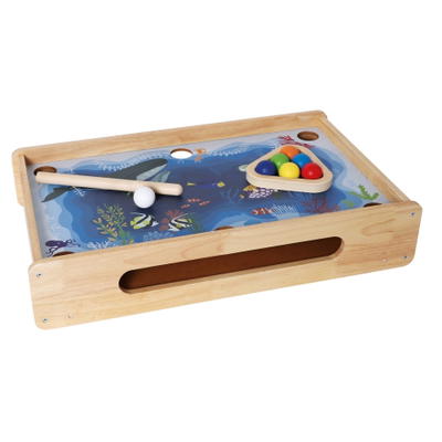 PINTOY 2 in 1 Billard und Puck Spiel