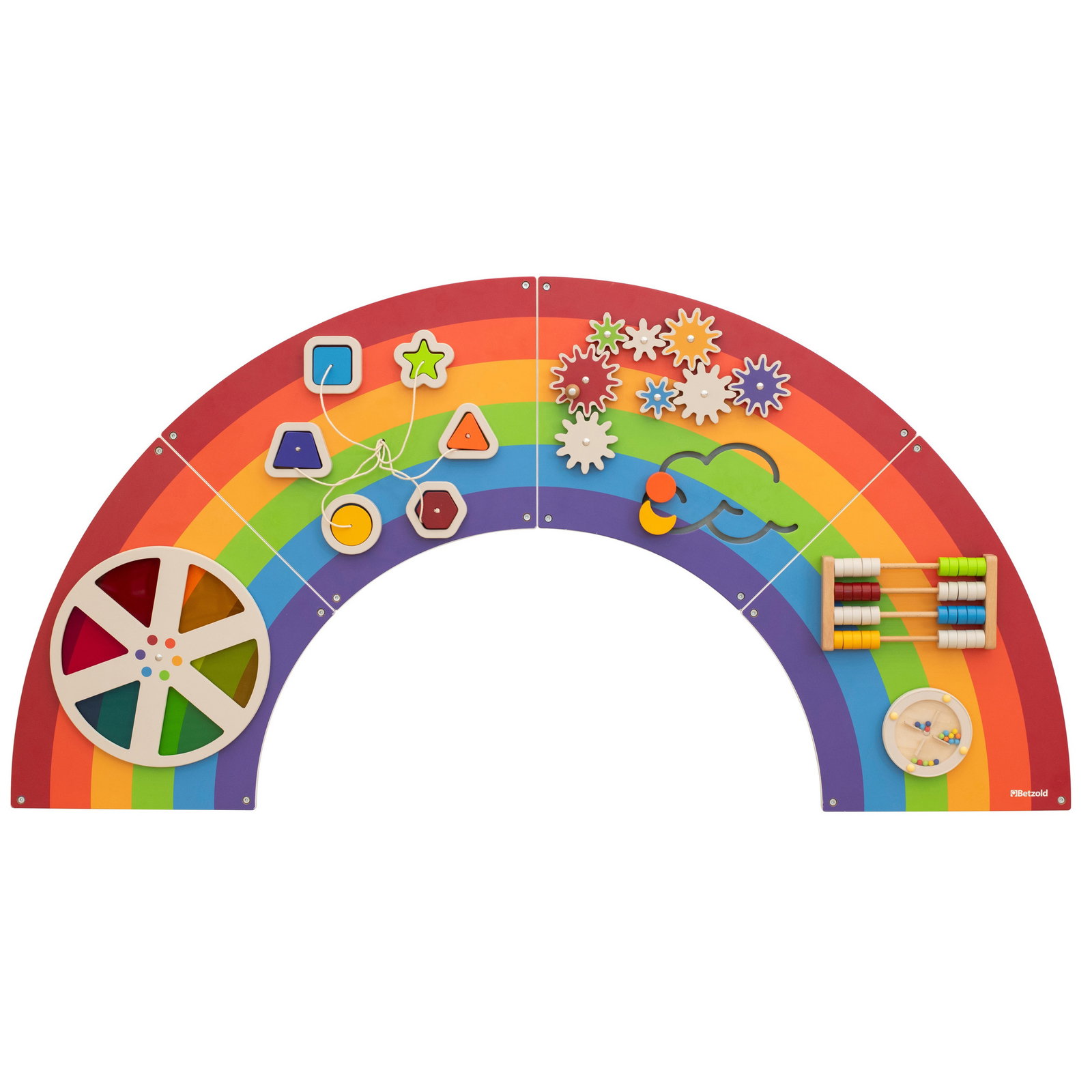 Regenbogen-Wandspiel, 4-teilig