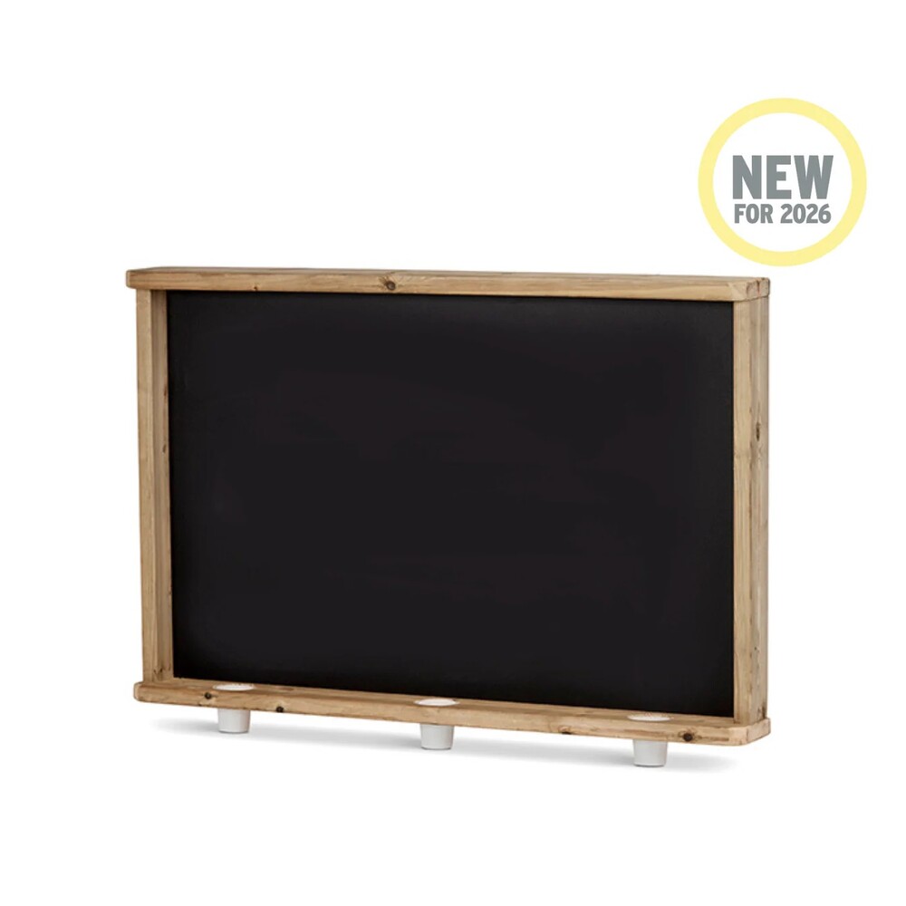 Wandmontierte Kreidetafel