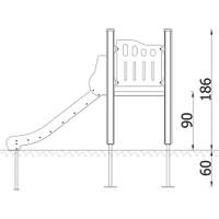 Kletteranlage Orbis 1116 mit Rutsche – Bild 15