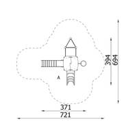 Spielturm Orbis 1138 mit Rutsche & Kletteraufstieg – Bild 15