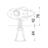 Universum Federwippe Rakete - NV30106EPZK x 25