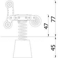 Milo Federwippe 2 Roller – Bild 8