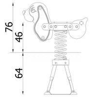 Federwippe Hund Simple - NV3012EPZK A x 26