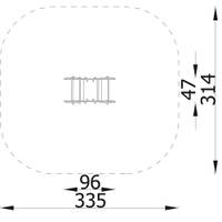 Federwippe Auto, grün - 3046 Topview