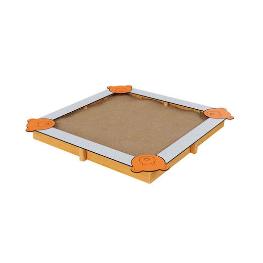 NV3702EP-A_a_26 Sandkasten 4 Teddys Simple, 3×3 m - NV3702EP A a 26