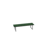 Sitzbank HDPE Rc, grün - NV50174RC b 26