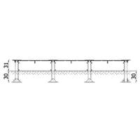 Verto Sandkasten 3 x 3 m - NV57148MA2 x 25