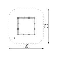 Verto Sandkasten 3 x 3 m - NV57148MA2 xa 25