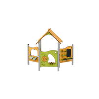 Milo Spielhaus mit Motorik- & Rollenspielwänden - NV6502 b 25