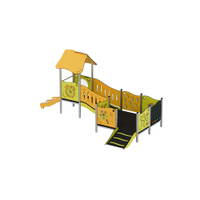 Milo Erlebnis-Spielanlage mit Doppelrutsche & Spielbrücke - NV6506 b 25