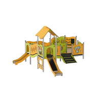 Milo XXL Erlebnis-Spielanlage mit Doppelrutsche & Sandspiel - NV6508 a 25