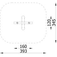 Robinio Federwippe, Beton-Bodenanker - 6810 Top view