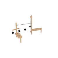 Robinio Sandspielstation mit Matschtisch & Hängeeimern - NV6847 a 25