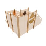 Modulare Spielecke ModuPlay – Set 6, Belag sahara - SET MP006 c 25