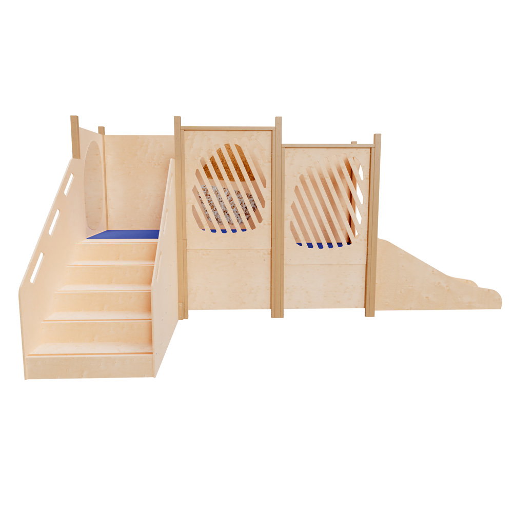 Modulare Spielecke ModuPlay - Set 8, Belag blau