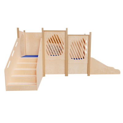 Modulare Spielecke ModuPlay – Set 8, Belag blau