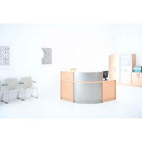 EXPO Eckempfangstheke - alufarben – Bild 7