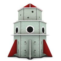 Schallschutz Spielhaus “Rakete” - rakete v2 ansicht2 min 1920x1920 1000