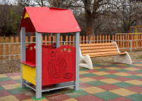 Stahl-Spielhaus mit Dach - STEEL 0814 – Bild 7