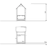 Stahl-Spielhaus mit Dach - STEEL 0814 – Bild 9
