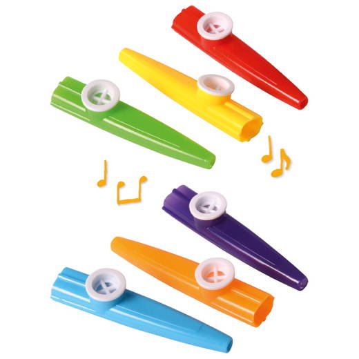 130316_3 Kazoo Instrumentenset – 6 Kazoos für Kinder - 130316 3