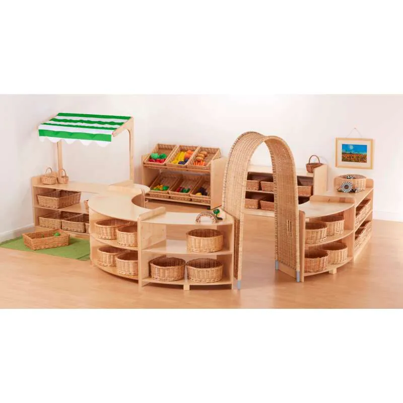 Rookie Lernlandschaft mit Torbogen & Regalsystem – 10-teilig