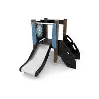 Kleinkind-Spielturm aus Holz mit Rutsche - WOODEN WD1510 – Bild 5