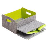 Filzboxen, faltbar, 10 l, 2er-Set - E 762745 h