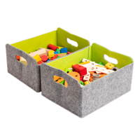 Filzboxen, faltbar, 10 l, 2er-Set - E 762745 i