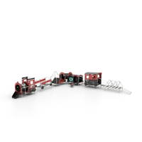 Rote Eisenbahn, 12-teilig - HW1 S1A353 10129 01 1000