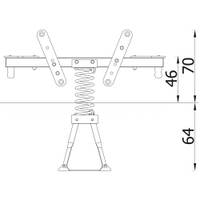 Quadro Simple Federwippe - 3107EPZK A Side view