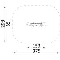 Balken-Federwippe Urbi - 3107EPZK A Top view