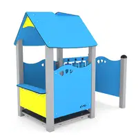Spielhaus mit Aktivitätswänden – STEEL 0815-2 - b9a7 08151s