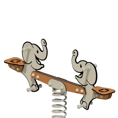 Duo Federwippe Wickey PRO Elefant „Trunkey“