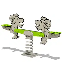 Duo Federwippe Wickey PRO Ziege „Chewey“ - goat chewey angle 1