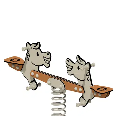 Duo Federwippe Wickey PRO Pferd „Jockey“