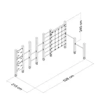 Reckanlage Wickey PRO Parkour Fit Striker - pro fit striker 101083 200 dp