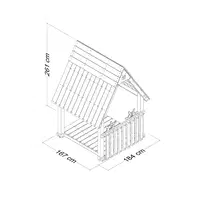 Spielhaus Spielplatz Wickey PRO Riva - pro playhouse riva 100 dp