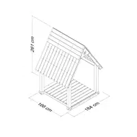 Spielhaus Spielplatz Wickey PRO Shora - pro playhouse sora 100 dp