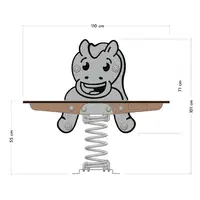 Duo Federwippe Wickey PRO Pferd „Smiley“ - w pro federwippe smiley 05 rnew