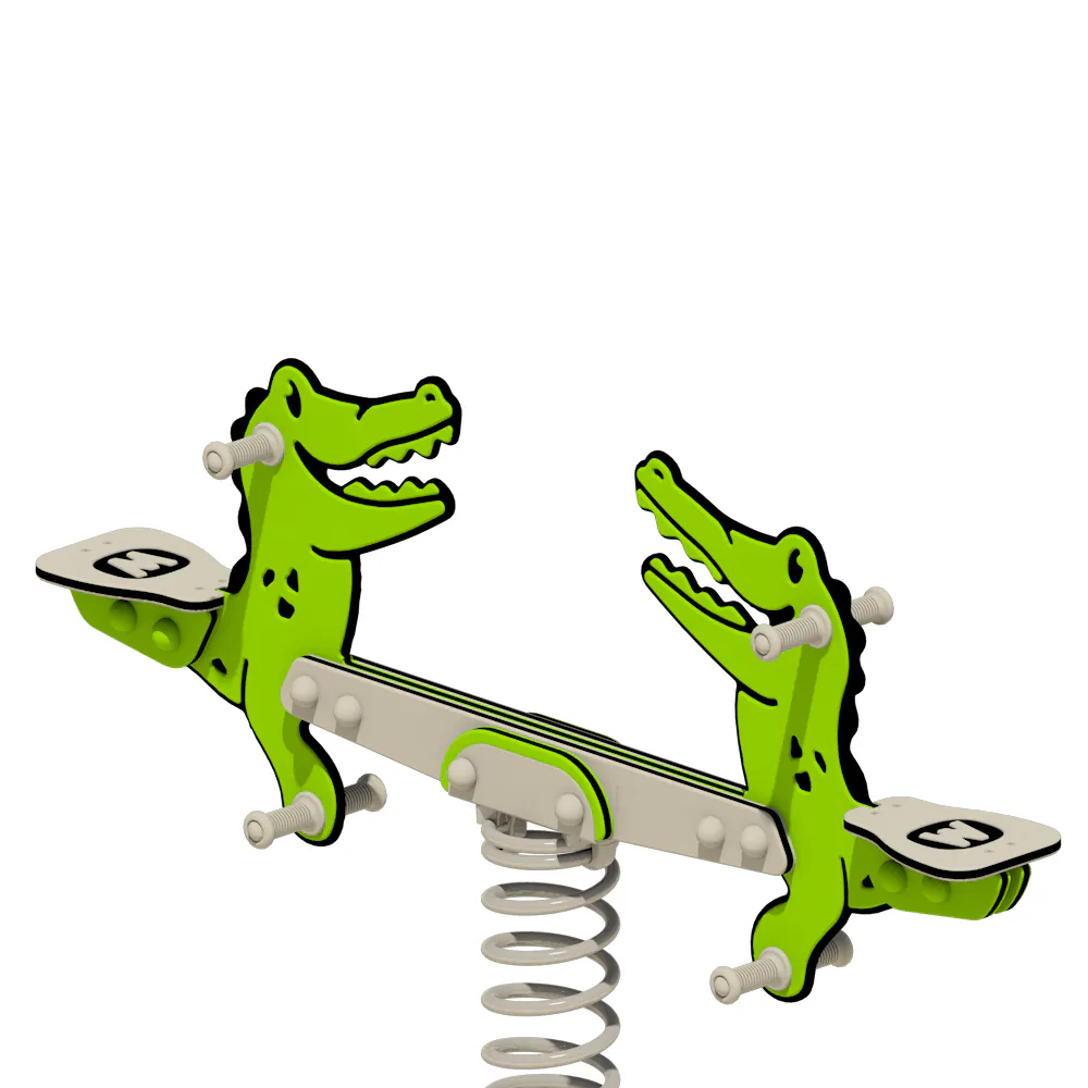 Duo Federwippe Wickey PRO Krokodil "Tailey"