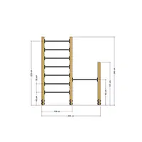 Kletterleiter mit Reckstange Wickey PRO Tumble – Bild 7
