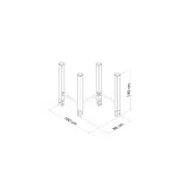 Kinder-Balancierbalken Wickey PRO Rail - wickey pro balancing beam rail 4 dp 1 2