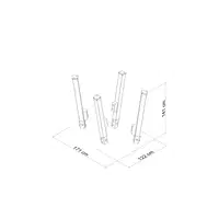 Holz-Balancierbalken Wickey PRO Stilt - wickey pro balancing beam stilt 4 dp 1