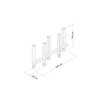 Balancierbalken Wickey PRO Trace - wickey pro balancing beam trace dp